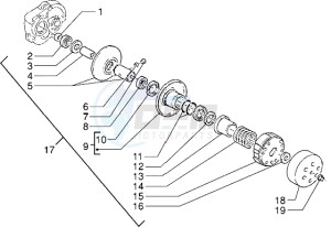 Skipper 150 drawing Belt cooling tube - Intake tube