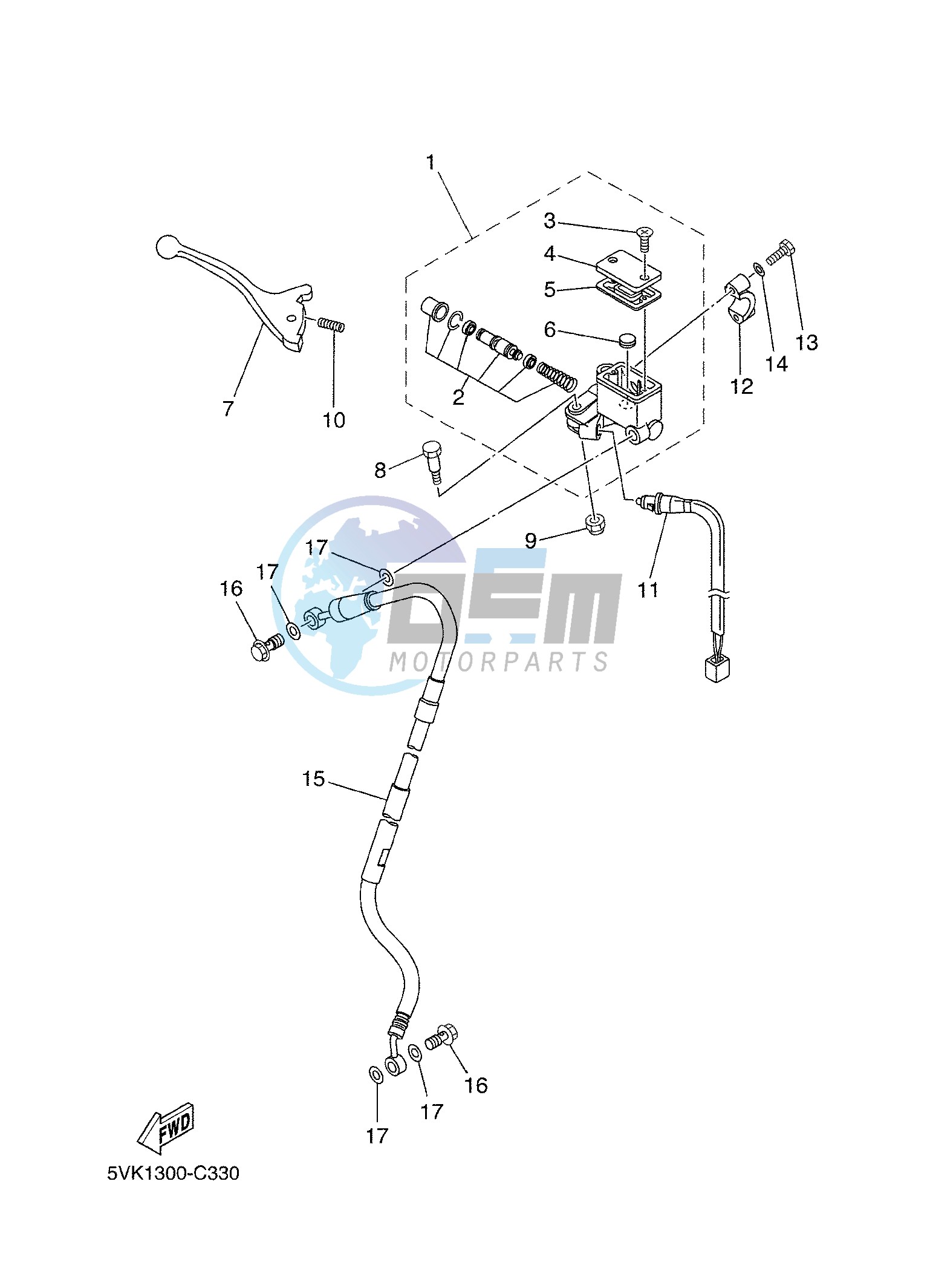 FRONT MASTER CYLINDER