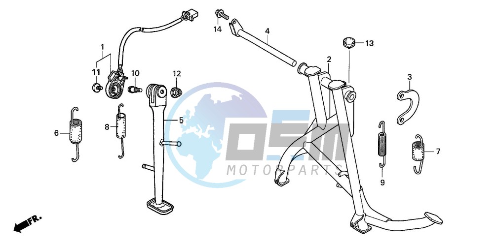 STAND (CBF600S6/SA6/N6/NA6)