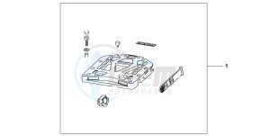 NSS250 JAZZ drawing REAR BASE CARRIER