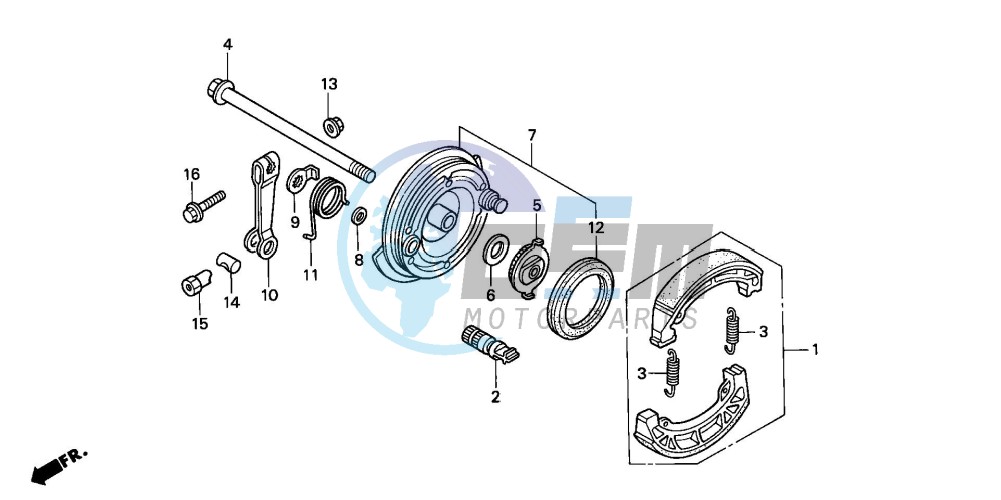 FRONT BRAKE PANEL