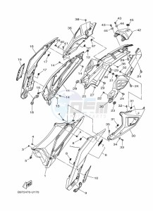 FZN250-A (B8H6) drawing SIDE COVER