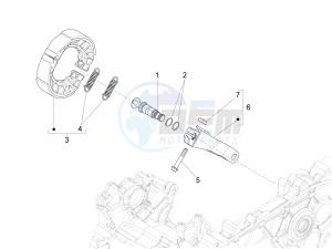 LX 125 4T 3V ie Vietnam drawing Rear brake - Brake jaw