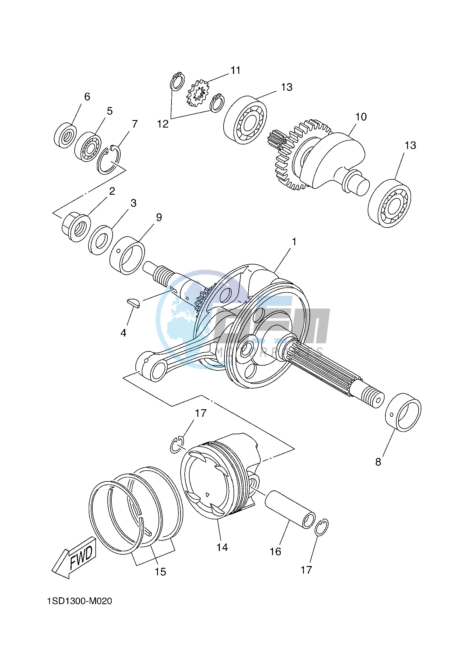 CRANKSHAFT & PISTON