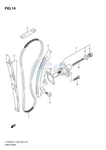 LT-R450 (E28-E33) drawing CAM CHAIN