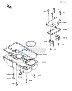 ZX 1000 A [NINJA 1000R] (A1-A2) [NINJA 1000R] drawing BREATHER COVER_OIL PAN -- E_NO. 003102-- -