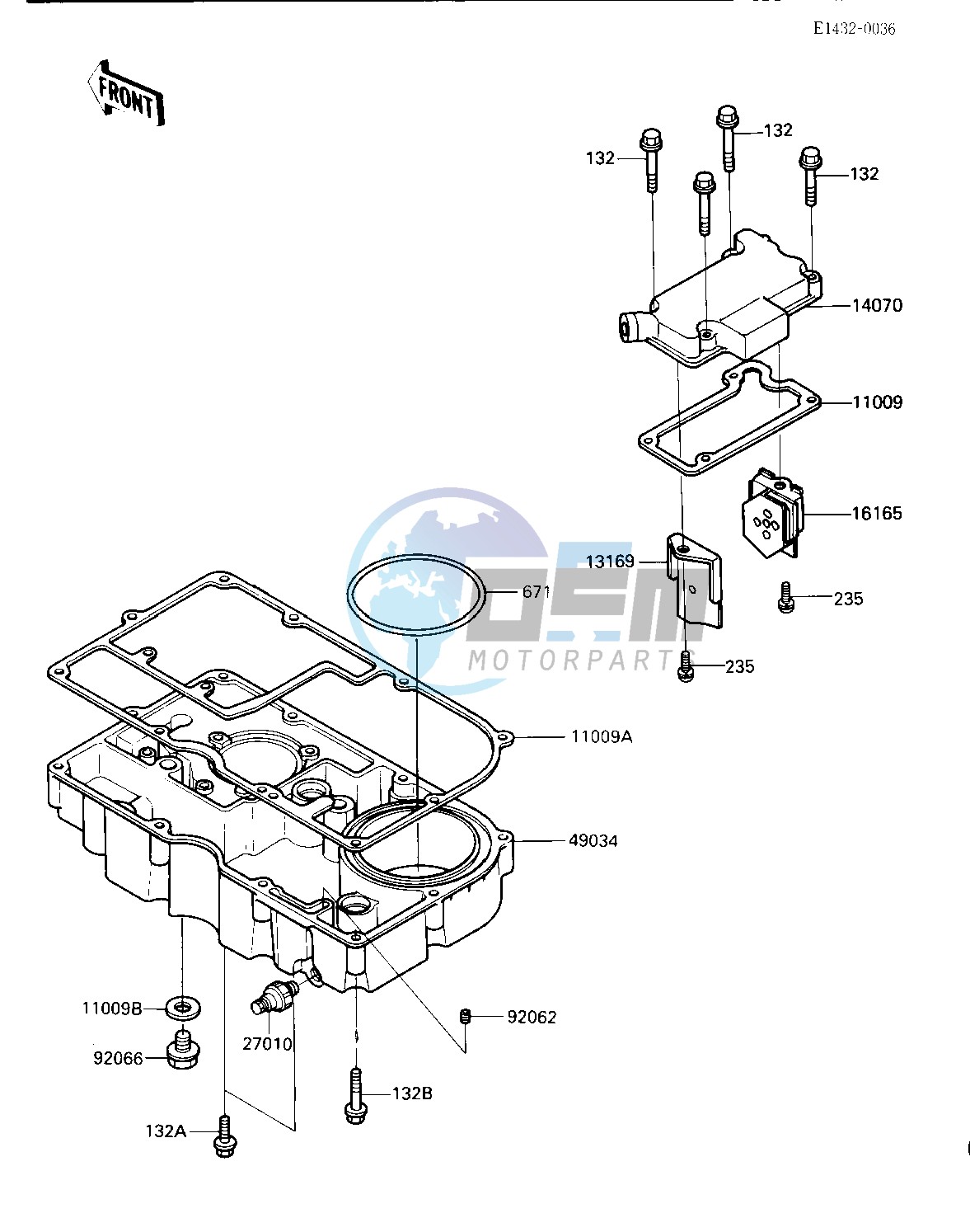 BREATHER COVER_OIL PAN -- E_NO. 003102-- -