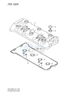 GSX-S1000F ABS EU drawing CYLINDER HEAD COVER