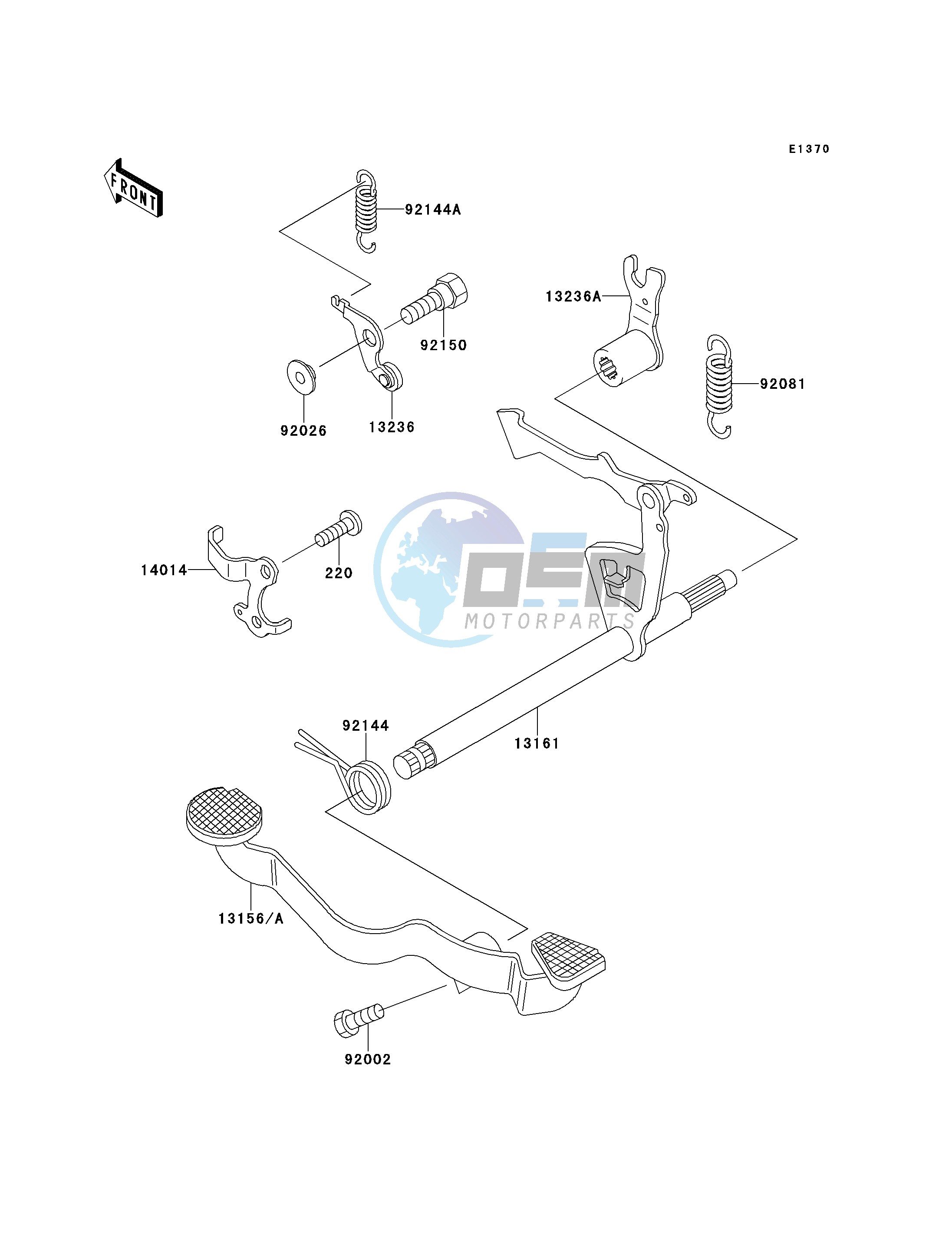 GEAR CHANGE MECHANISM