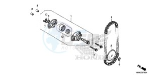 TRX250TEE FOURTRAX RECON ES Europe Direct - (ED) drawing OIL PUMP