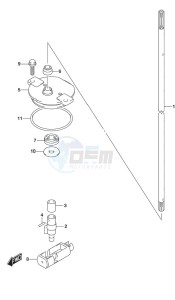 DF 175 drawing Clutch Rod (Model: TG/ZG)