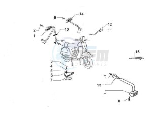 PX 125 30 Anni drawing Selectors - Switches - Buttons