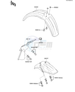 KX 60 B [KX60] (B1-B4) [KX60] drawing FENDERS