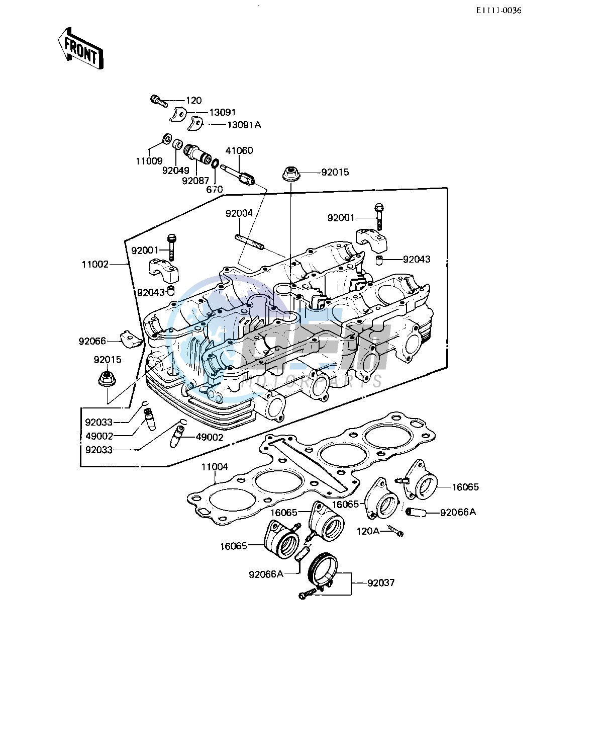 CYLINDER HEAD -- 82-83 C3_C4- -