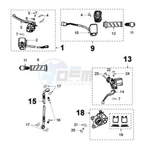 VIVA RG drawing BRAKE SYSTEM