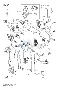 SFV650 (E3-E28) Gladius drawing WIRING HARNESS