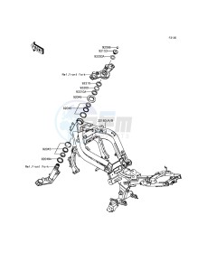 ER-6F EX650EEF XX (EU ME A(FRICA) drawing Frame