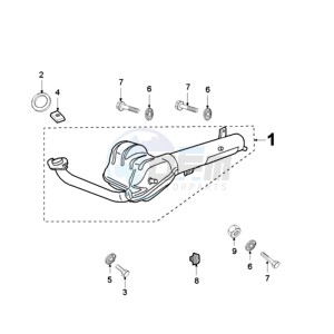 FOX LN A BE drawing EXHAUST