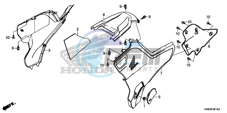 SIDE COVER/TANK COVER