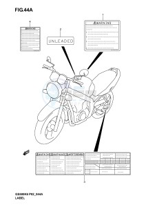 GS500 (P19) drawing LABEL (MODEL K4 K5 K6)