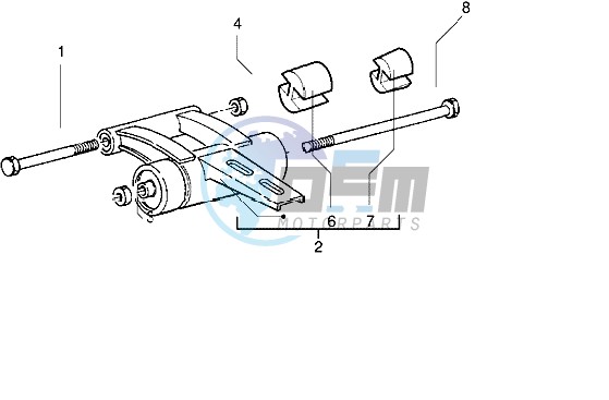 Swinging arm