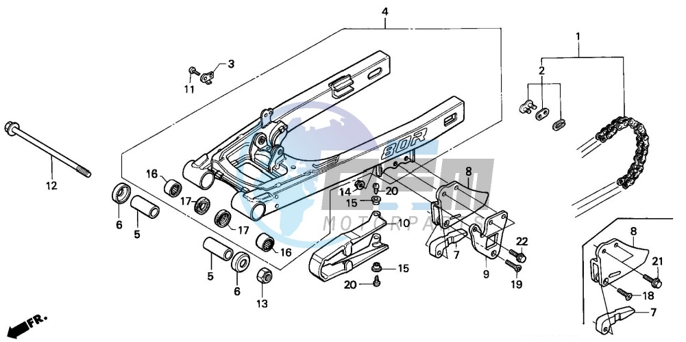 SWINGARM/DRIVE CHAIN