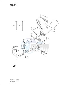 SV650/S drawing MUFFLER