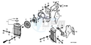 XL700VA9 Europe Direct - (ED / ABS) drawing RADIATOR