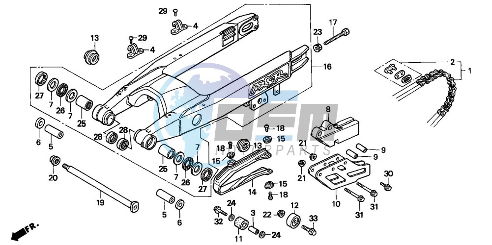 SWINGARM (CR125RV)