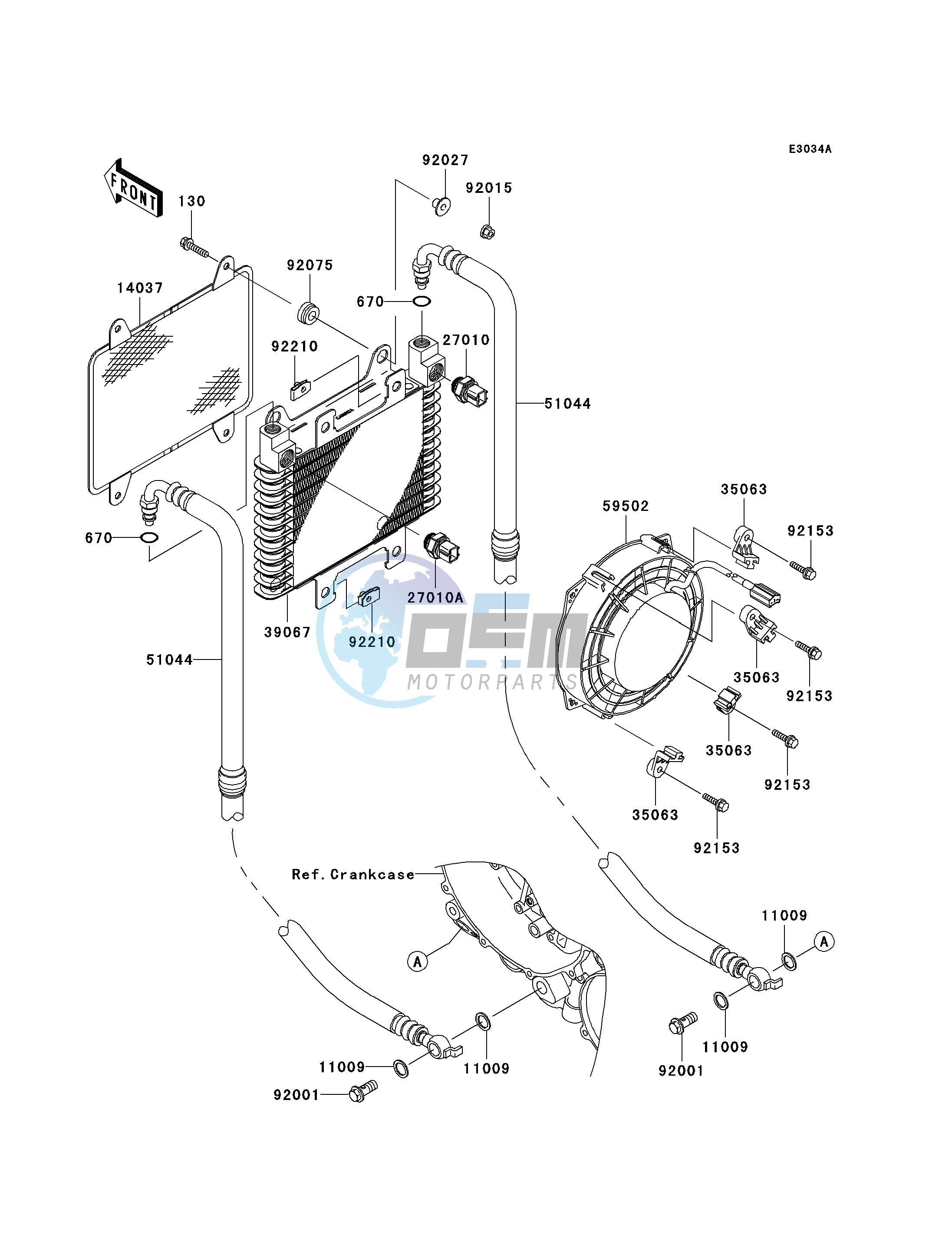 OIL COOLER-- B2_B3- -