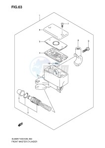 DL650 (E3-E28) V-Strom drawing FRONT MASTER CYLINDER