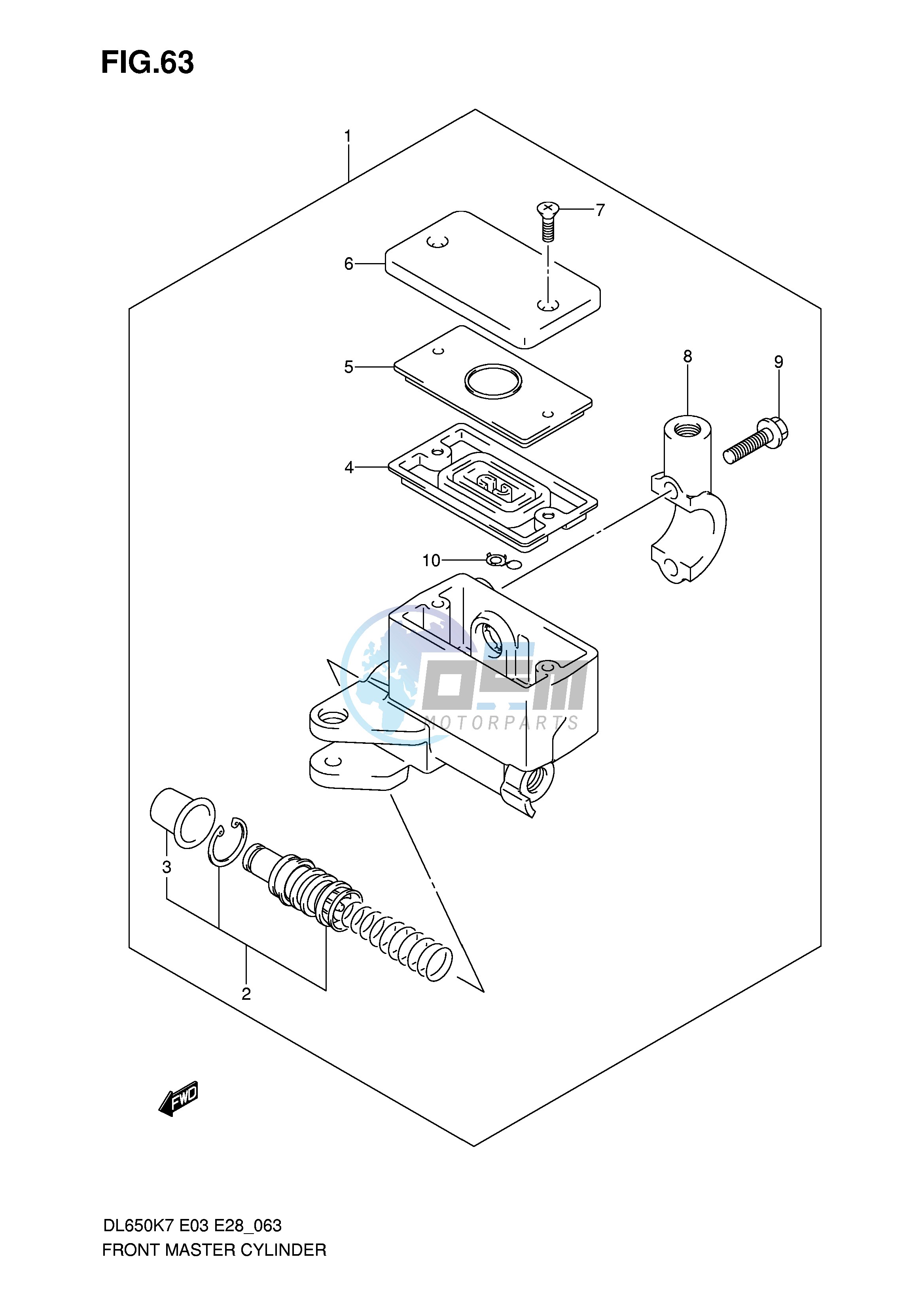 FRONT MASTER CYLINDER