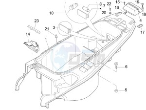 Nexus 250 SP e3 drawing Helmet box - Undersaddle