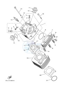 YB125 (2CS3) drawing CYLINDER