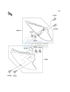 KX85 / KX85 II KX85-B5 EU drawing Side Covers