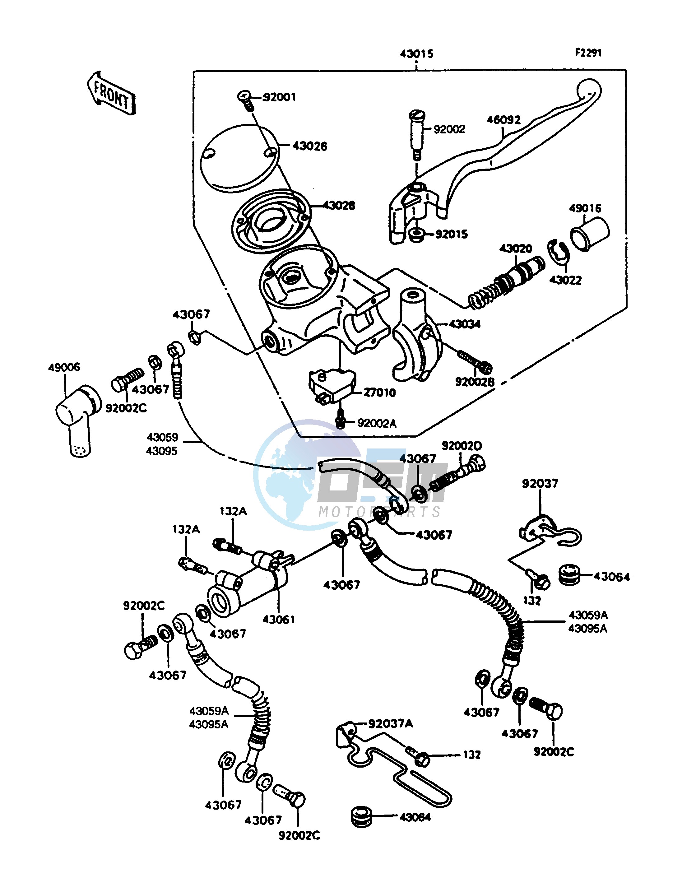 FRONT MASTER CYLINDER