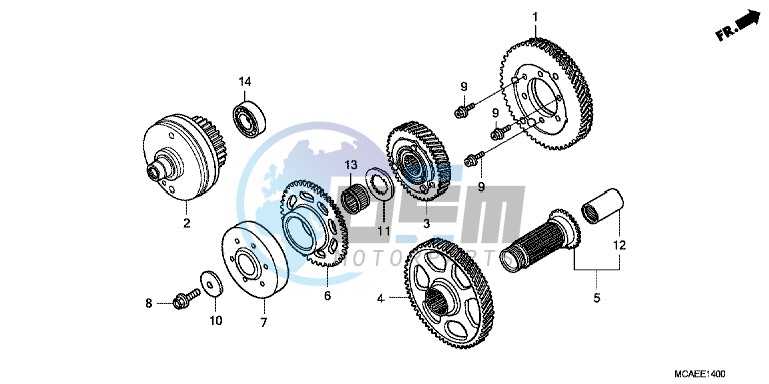 PRIMARY DRIVE GEAR