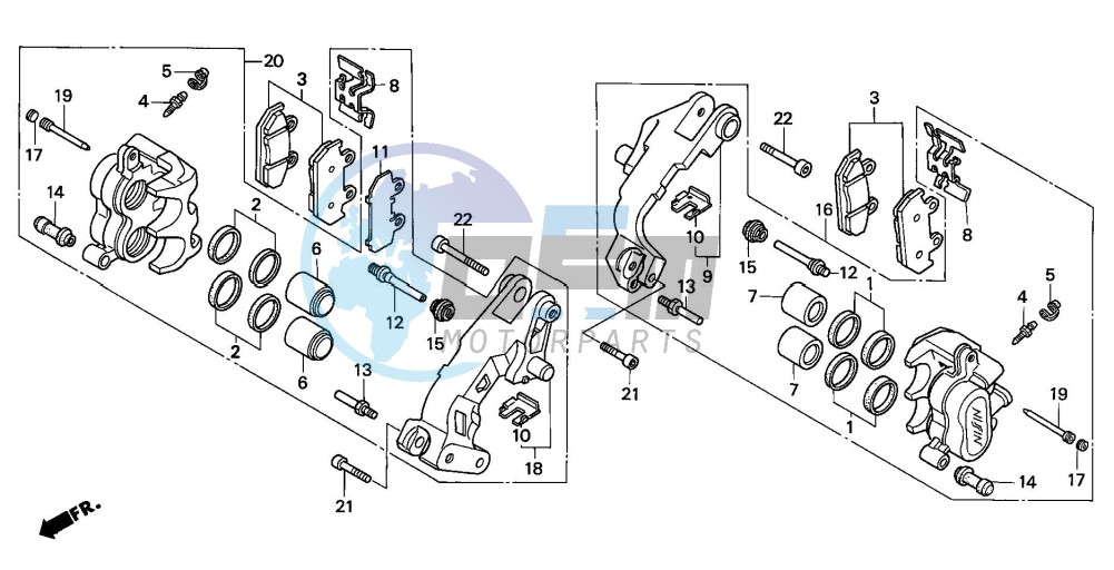 FRONT BRAKE CALIPER