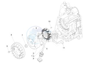 fly 50 4t 2v drawing Flywheel magneto