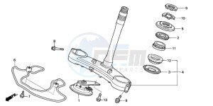 CBR1000RR drawing STEERING STEM