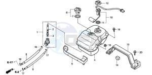 SH125 drawing FUEL TANK