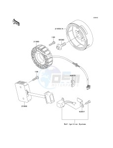 EX 250 F [NINJA 250R] (6F-7F) F6F drawing GENERATOR