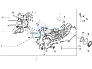 NRG POWER DD 50 drawing Crankcase