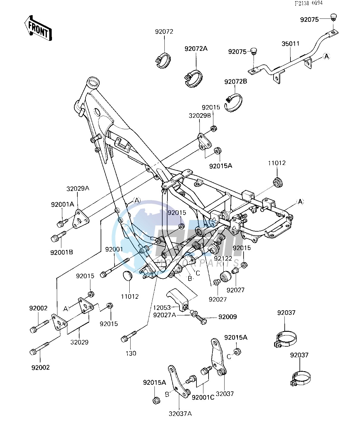 FRAME FITTINGS -- 85 A2- -