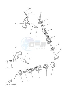 YFM450FWBD YFM45KPXJ KODIAK 450 EPS (BB51) drawing VALVE