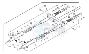 Gulliver 50 h2o drawing Front Fork