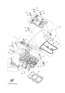 MT07A MT-07 ABS 700 (1XBH 1XBJ) drawing CYLINDER HEAD