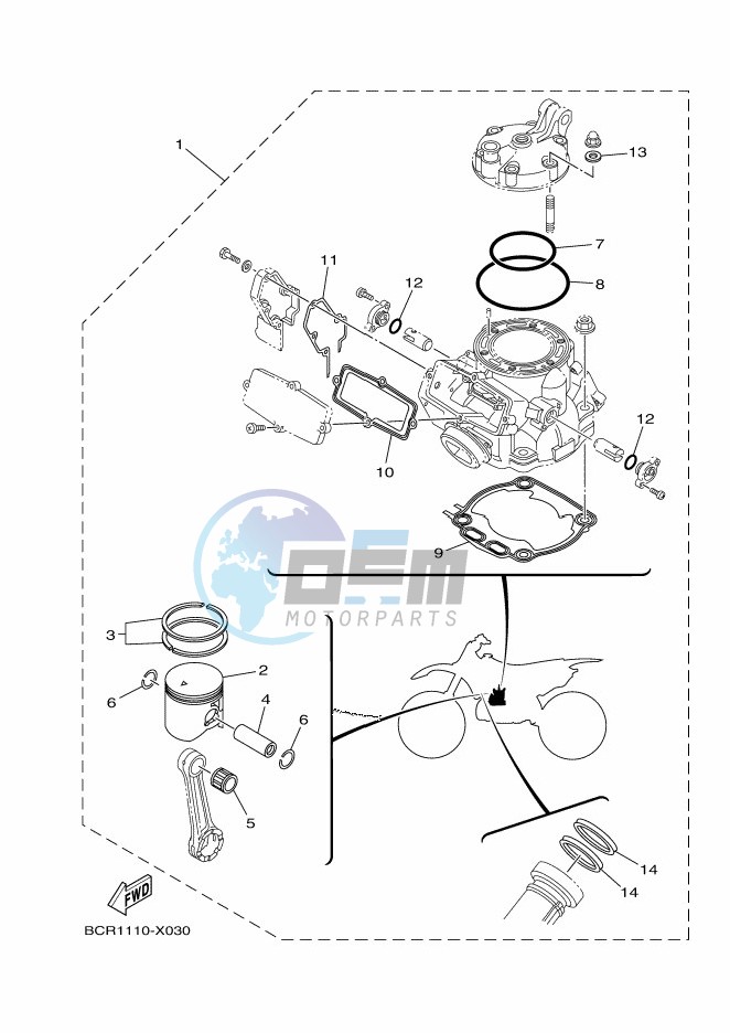 PISTON REBUILT KIT