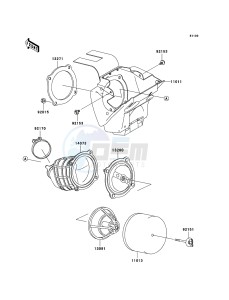 KX65 KX65A9F EU drawing Air Cleaner