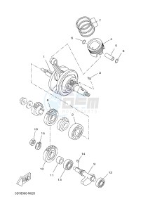 YZF-R125A YZF-R125 ABS R125 (BR61 BR61 BR61 BR61) drawing CRANKSHAFT & PISTON